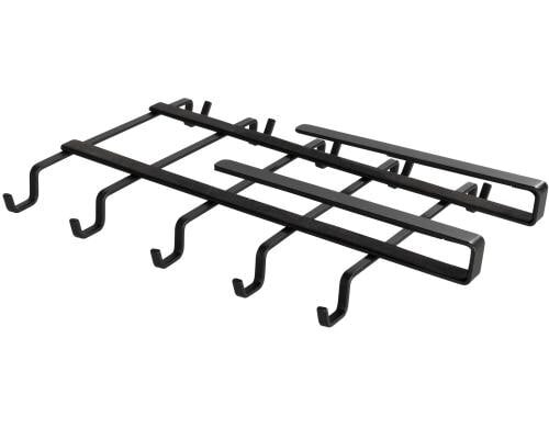 Wenko Schrankeinbau Tassenhalter 2er schwarz, 22x28x5, bis zu 10 Tassen