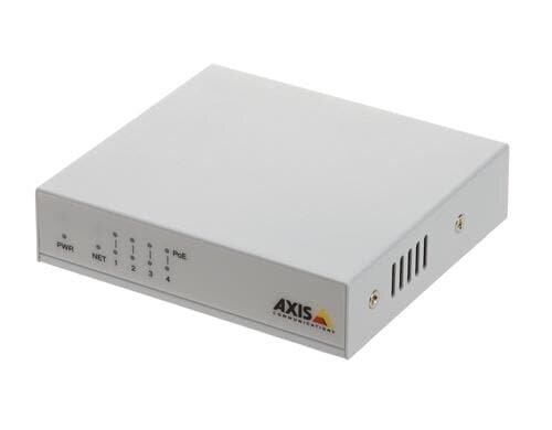 AXIS D8004 Unmanaged PoE Switch 4 Kanal, 10/100Mbps, PoE+, 60W Budget