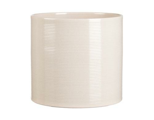 Scheurich Übertopf Beige, Keramik D oben:26.6 cm, D unten:25.8 cm, H:25 cm