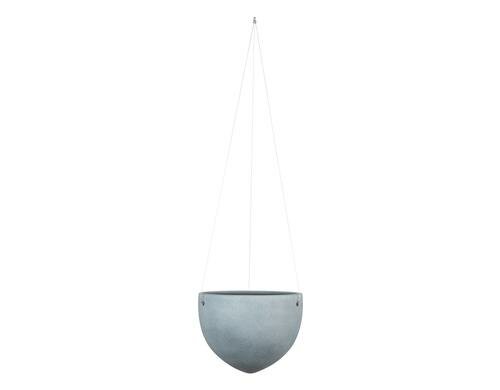 Scheurich Hängeampel Dunkelgrau, Keramik D oben:17.1cm, D unten:5.9cm, H:14.8cm
