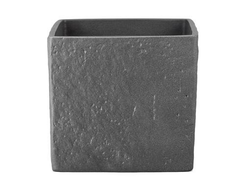 Scheurich Übertopf Graphite Stone, Keramik L: 16.5 cm, B: 16.5 cm, H: 15.2 cm