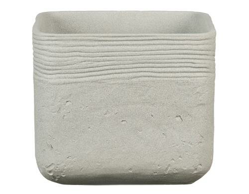 Scheurich Übertopf Washed Stone, Keramik L: 16.5 cm, B: 16.5 cm, H: 13.6 cm