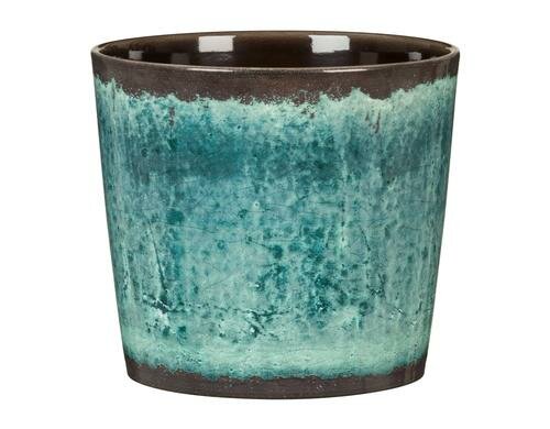 Scheurich Übertopf Ocean Glaze, Keramik D oben:19.9cm, D unten: 16cm, H:18.2 cm