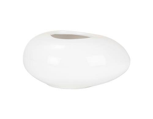 Scheurich Orchideengefäss, Weiss Keramik,L: 29 cm, B :23cm, H: 14 cm