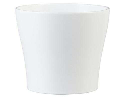 Scheurich Übertopf Weiss, Keramik D oben:31 cm, D unten:22.2 cm, H:29.8 cm