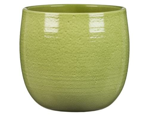 Scheurich Übertopf Grün, Keramik D oben:20.6 cm, D unten:15.5 cm, H:23 cm
