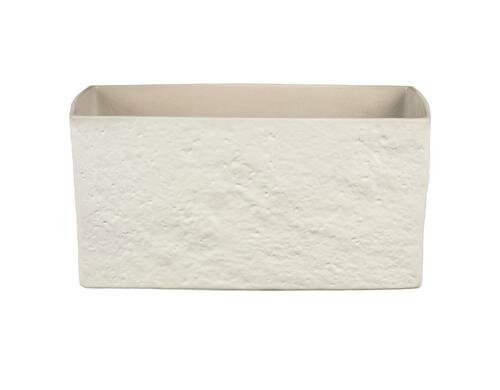 Scheurich Schale, Creme, rechteckig Keramik,L: 25cm,B: 13.5cm, H:13 cm