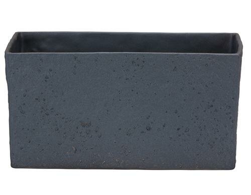 Scheurich Schale, Dunkelgrau, rechteckig Keramik,L: 25cm,B: 13.5cm, H:13 cm