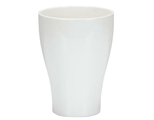 Scheurich Orchideengefäss, Creme Keramik, D oben: 15.2 cm, D unten: 9.6 cm