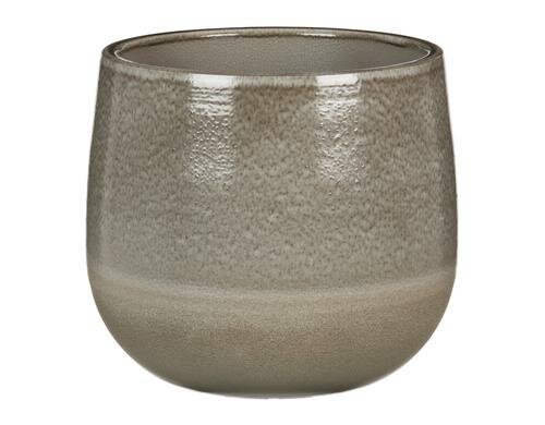 Scheurich Übertopf Steinfarben, Keramik D oben:15.3 cm, D unten:11.4 cm, H:17 cm