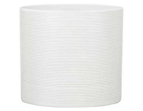 Scheurich Übertopf Weiss, Keramik D oben:26.6 cm, D unten:25.8 cm, H:25 cm