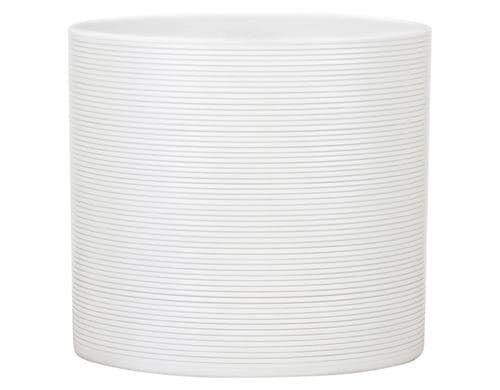 Scheurich Übertopf Weiss, Keramik D oben:32.2 cm, D unten:30.2 cm, H:29.7 cm