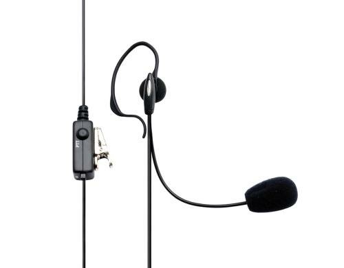 Headset AE30, Ohrhörer mit Mikrofon, VOX oder PTT Betrieb, Anschluss 3.5/2.5 mm