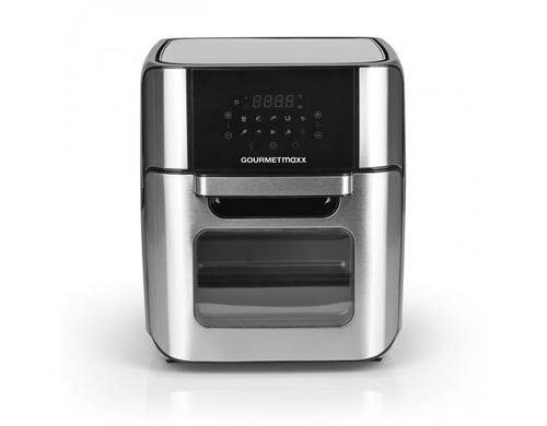 GOURMETmaxx Heissuft-Fritteuse Digital 12l 1800W edelstahl /schwarz
