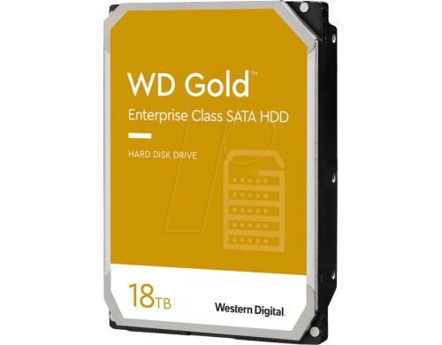 WD Gold 3.5 18TB SATA-III 512e, 24x7, 7200rpm, 512MB Cache