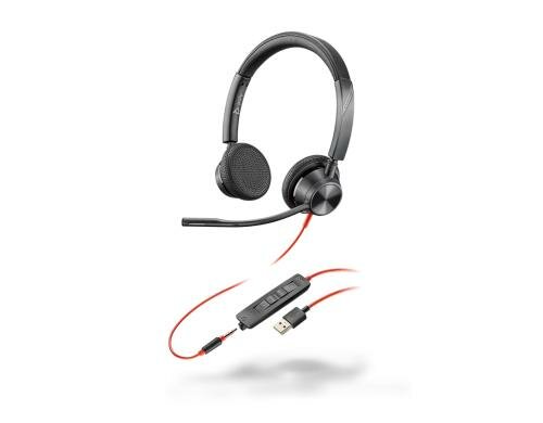 Blackwire 3325, BW3325 USB-A USB-A, Schwarz