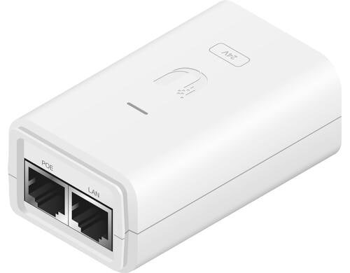 Ubiquiti Passive PoE Injector:24V, 7W, 0.3A für 24V PoE GE Endgeräte, mit CH-Kabel