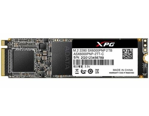 SSD Adata Flash SX6000PNP, 2TB, M.2. Box PCIe, lesen 2100, schreiben 1500, 2280