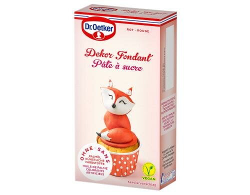Dekor Fondant rot 250g