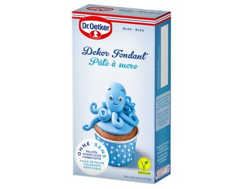 Dekor Fondant blau 250g