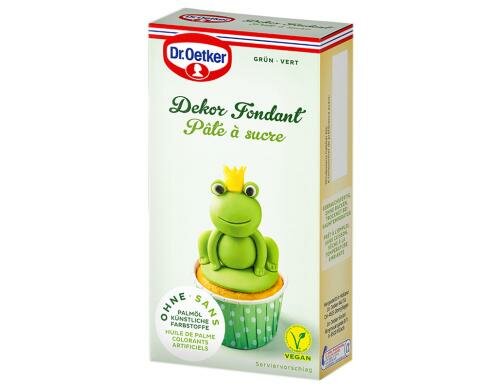 Dekor Fondant grün 250g