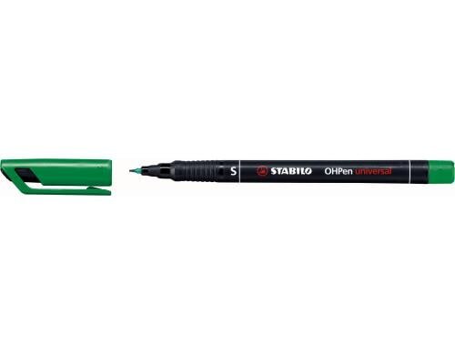 Stabilo OHPen universal permanent superfein wasserfest,Strichbreite ca. 0.4mm,grün,10er