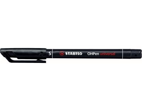 Stabilo OHPen universal permanent superfein wasserfest,Strichbreite 0.4mm,schwarz,10er