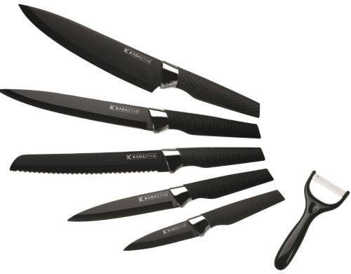 Kadastar Messer-Set Premium black 6-teilig