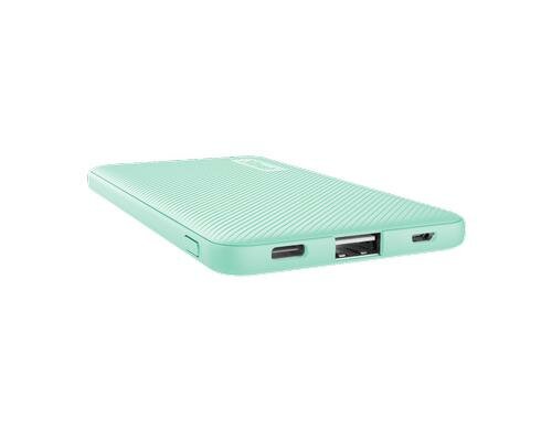 Trust Primo ultra-thin Powerbank 5000 mint 1xUSB-A 12W 1xUSB-C 15W