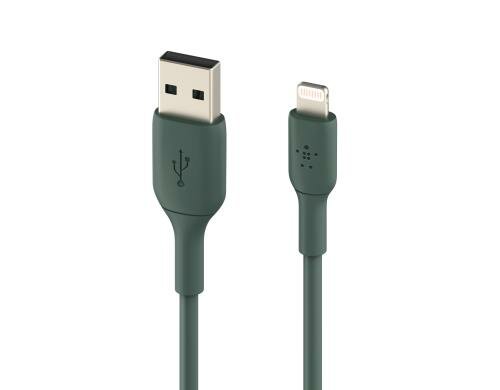 Belkin BOOST CHARGE USB-A-Lightning 1m midnight green