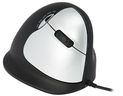 RGO Ergonomische Maus, Gross, über 185mm Rechtshänder, Anti-RSI-Software