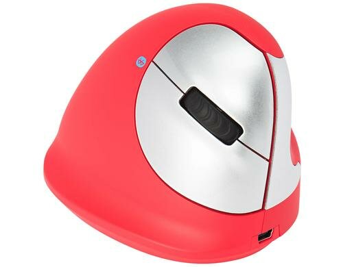 RGO Ergonomische Maus, Mittel, 165-185mm Rechtshänder, Bluetooth, Rot