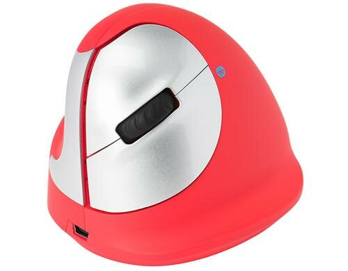 RGO Ergonomische Maus, Mittel, 165-185mm Linkshönder, Bluetooth, Rot
