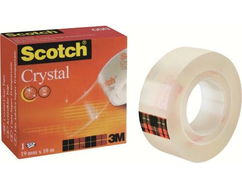 3M Scotch Crystal 19mm x 10m kristallklar 1 Rolle