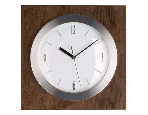 Wanduhr, MDF weiss inkl. Z-Batterie
