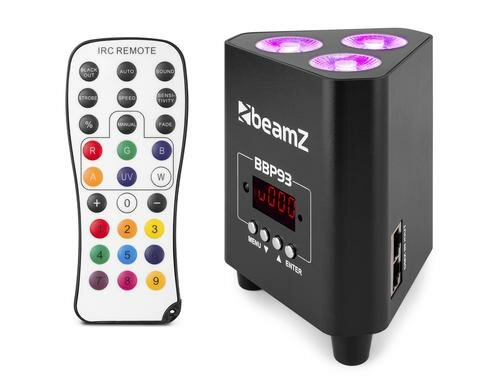 Beamz BBP93 Uplight Par 3x10 W, 4in1, LiBatt, DMX, IRC
