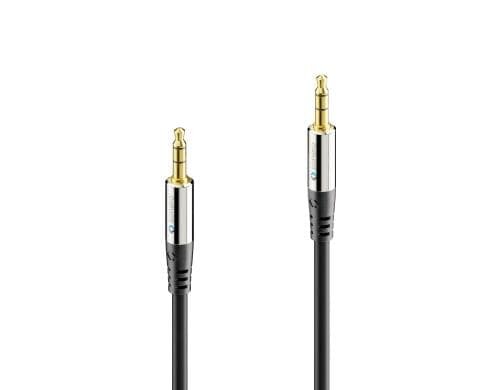 Sonero 3.5mm Audio Klinken-Kabel 1.00m, Stecker <-> Stecker, 3-Pol