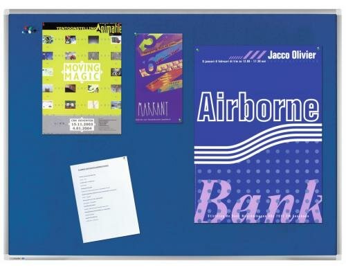 Legamaster Premium Pinboard Textil 90x120cm, blau