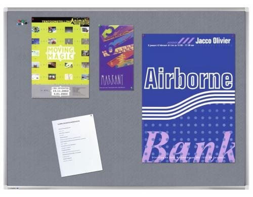 Legamaster Premium Pinboard Textil 90x120cm, grau