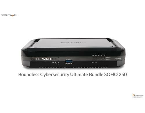 SonicWALL SOHO-250 ULTIMATE Small Boundless Bundle, 3yr PROMO