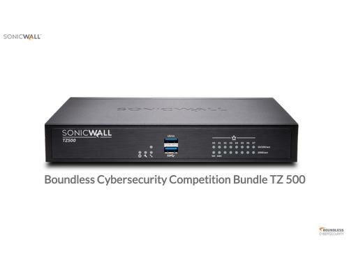 SonicWALL TZ-500 COMPETITION Large Boundless Bundle, 3yr PROMO