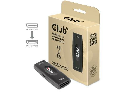 Club 3D, DP 1.4 Aktiver Repeater 4K120Hz L= 1 m
