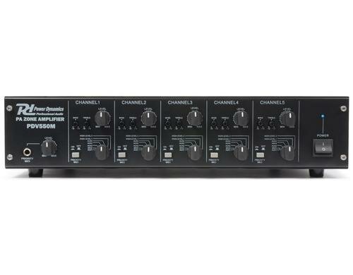 Power Dynamics PDV550M 100V Matrix Verstärker 5x50W