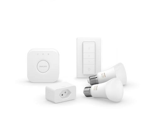Philips hue E27 Starterset WACA DLC 2x E27, 1x Bridge, 1x Dimmer Sw., 1x Plug