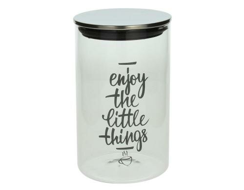 Tognana Vorratsdose enjoy the little thing Glas, D:10 cm , H 17 cm