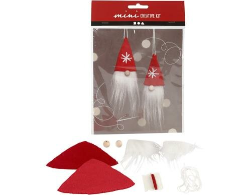 Creativ Company Bastelset Mini Zwerge Mitbringsel oder für den Adventskalender