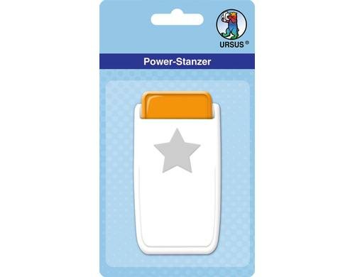 Ursus POWER STANZER MITTEL STERN Für Moosgummi, Kork, Karton bis 500g etc.