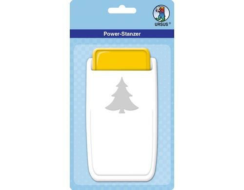 Ursus POWER STANZER GROSS TANNENBAUM Für Moosgummi, Kork, Karton bis 500g etc.