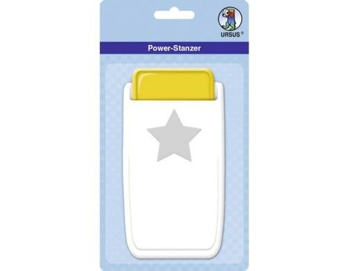 Ursus POWER STANZER GROSS STERN Für Moosgummi, Kork, Karton bis 500g etc.