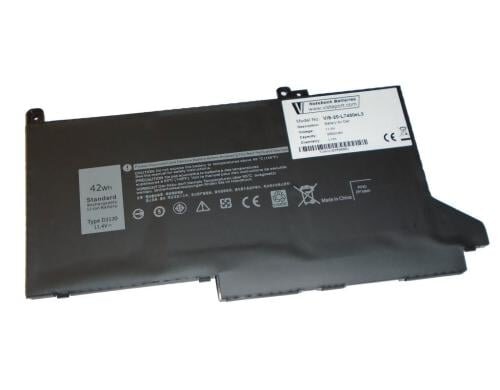 Vistaport Notebook Batteries für Dell 11.4V, 3500mAh, 42Wh, 3 Zellen